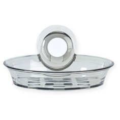 Мыльница IMPRESS настенная на присоске дымчато-серая Better Living