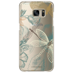 Силиконовый чехол Тени стрекоз на Samsung Galaxy S7 edge Case Place