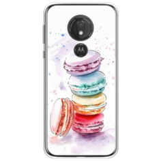 Силиконовый чехол Пирамидка макарони 2 на Motorola Moto G7 Power Case Place