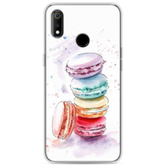 Силиконовый чехол Пирамидка макарони 2 на Realme 3 Case Place