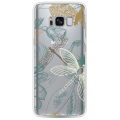 Силиконовый чехол Тени стрекоз на Samsung Galaxy S8 Plus Case Place