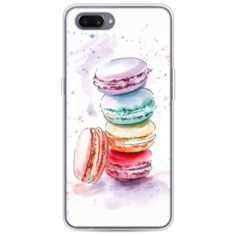 Силиконовый чехол Пирамидка макарони 2 на Oppo A3s Case Place