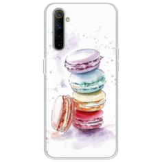 Силиконовый чехол Пирамидка макарони 2 на Realme 6 Case Place