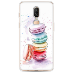 Силиконовый чехол Пирамидка макарони 2 на OnePlus 6 Case Place