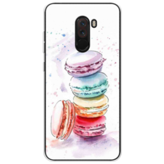 Силиконовый чехол Пирамидка макарони 2 на Xiaomi Pocophone F1 Case Place