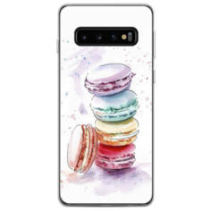 Силиконовый чехол Пирамидка макарони 2 на Samsung Galaxy S10 Plus Case Place