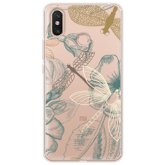 Силиконовый чехол Тени стрекоз на Xiaomi Mi Max 3 Case Place
