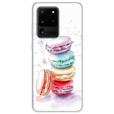 Силиконовый чехол Пирамидка макарони 2 на Samsung Galaxy S20 Ultra Case Place