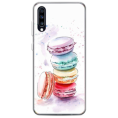 Силиконовый чехол Пирамидка макарони 2 на Samsung Galaxy A70 Case Place