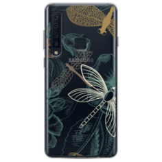 Силиконовый чехол Тени стрекоз на Samsung Galaxy A9 2018 Case Place