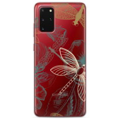 Силиконовый чехол Тени стрекоз на Samsung Galaxy S20 Plus Case Place