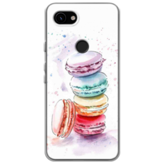 Силиконовый чехол Пирамидка макарони 2 на Google Pixel 3a Case Place