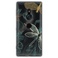 Силиконовый чехол Тени стрекоз на Sony Xperia XZ2 Case Place