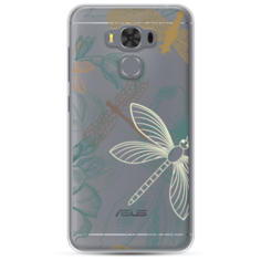 Силиконовый чехол Тени стрекоз на Asus Zenfone 3 Max ZC553KL Case Place