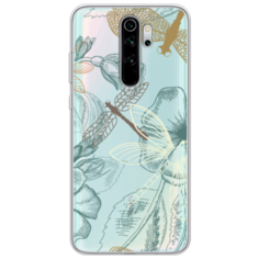 Силиконовый чехол Тени стрекоз на Xiaomi Redmi Note 8 Pro Case Place