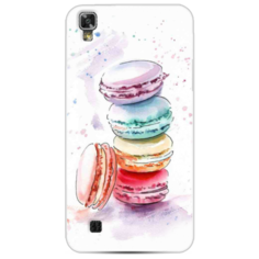 Силиконовый чехол Пирамидка макарони 2 на LG X Power (K220DS) Case Place