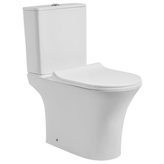 Orange C01-000W унитаз-компакт безободковый с горизонтальным выпуском