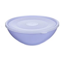 Миска с крышкой VETTA 2л, пластик, сиреневая