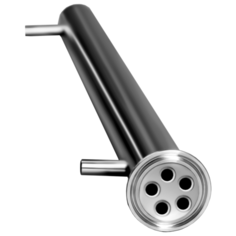 Холодильник трубчатый (длина 45 см) 5 трубок, DN 1,5" Добрый Жар