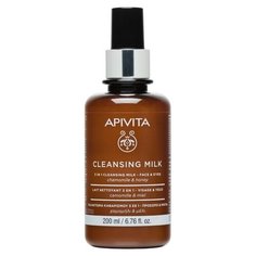 Apivita/Апивита очищающее молочко 3 в 1 для лица и глаз
