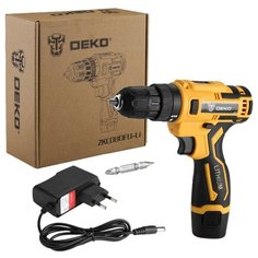 Аккумуляторная дрель-шуруповерт DEKO ZKCD80FU-Li SET 1, 20Нм, 1х2.0Ач, з/у