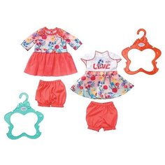 Одежда для куклы Zapf Creation Baby born Цветочные платья с шортиками 826-973