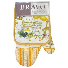 Набор кухонный К 2пр прихватка+рукавица Лимон ИКР Bravo