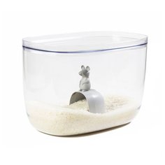 Контейнер с мерной ложкой Lucky Mouse 7 л Qualy