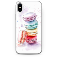 Силиконовый чехол Пирамидка макарони 2 на iPhone XS (10S) Case Place