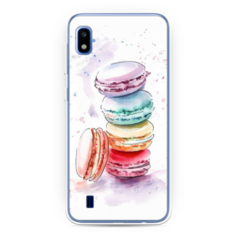 Силиконовый чехол Пирамидка макарони 2 на Samsung Galaxy A10 Case Place
