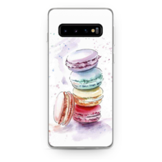 Силиконовый чехол Пирамидка макарони 2 на Samsung Galaxy S10 Case Place
