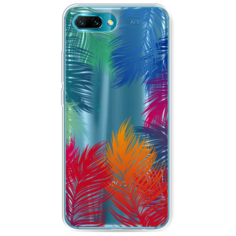 Силиконовый чехол Рамка из перьев на Huawei Honor 10 Case Place