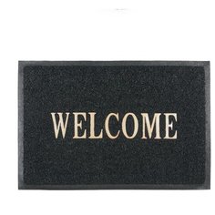 Коврик в прихожую 50х80 см черный цвет Homestar