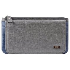 Кошелек ИНКАНТО GREY Esse, флотер серебро/серо-голубой, 66102