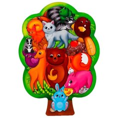 Головоломка "Лесные животные" 4276020 Лесная мастерская