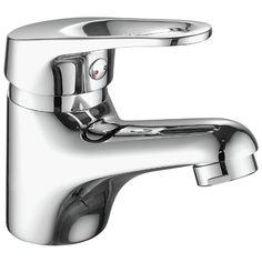 Смеситель для раковины, FASHUN A1013, материал латунь, цвет хром, механизм - керамический картридж, поверхность глянцевая