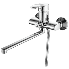 Смеситель для ванны, FASHUN A2270, материал латунь, цвет хром, механизм - керамический картридж, поверхность глянцевая