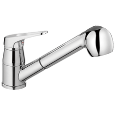 Смеситель для кухни, FASHUN A6013, материал латунь, цвет хром, механизм - керамический картридж, поверхность глянцевая