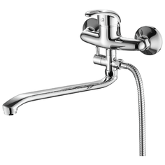 Смеситель для ванны, FASHUN A2103, материал латунь, цвет хром, механизм - керамический картридж, поверхность глянцевая