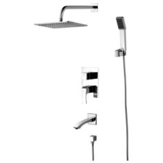 Смеситель Lemark Unit LM4522C Для ванны и душа, встраиваемый