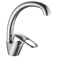 Смеситель для кухни, FASHUN A4104, материал латунь, цвет хром, механизм - керамический картридж, поверхность глянцевая