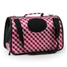 Переноска Lilli Pet City для животных, размер M, 43х20х27см, розовая