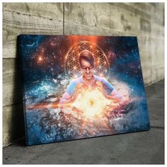 Картина Бесконечность 50х70 см. натуральный холст RED Panda