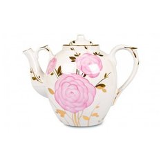 Чайник. Дулёвский фарфоровый завод. Форма Русский. Рисунок Весенний. 4500 мл.