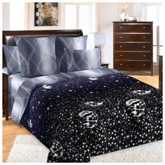 Постельное белье Mercury Home Песня звёзд Евро Макси Перкаль