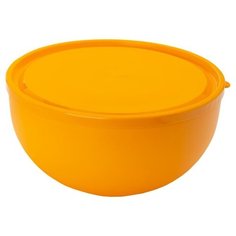 Салатница с крышкой ElfPlast, оранжевый, 2.5 л