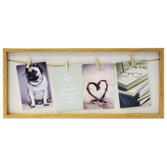 Фоторамка Fotografia мультирамка MDF 4 фото (4/10х15) FFC-2007 цвет дуба