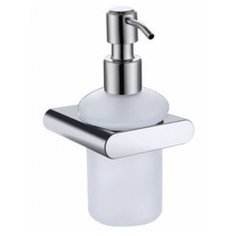 Дозатор для жидкого мыла настенный (стекло) Kaiser KH-2710 хром