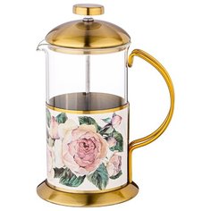 Френч-пресс винтаж пионы 600 мл Agness (894-108)