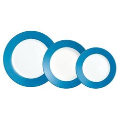 Столовый сервиз EVERARTY LOFT BLUE 18 предметов 6 персон Luminarc